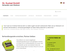 Tablet Screenshot of dr-kunkel.com